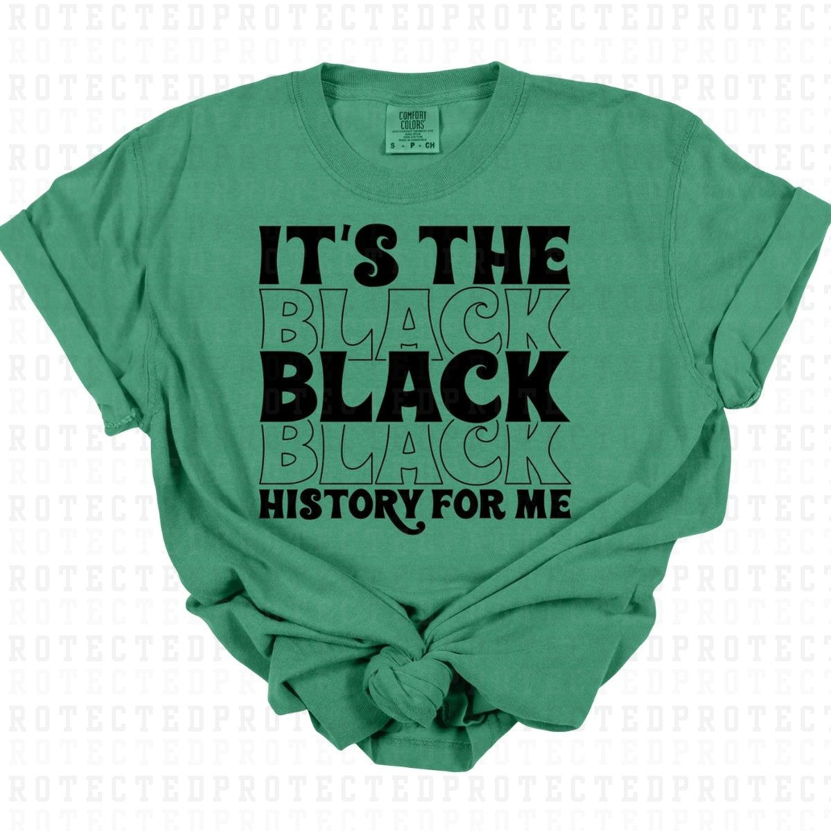 ITS THE BLACK HISTORY FOR ME *SINGLE COLOR* - DTF TRANSFER