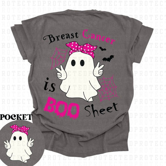 BREAST CANCER IS BOO SHEET (POCKET/BACK) - DTF TRANSFER