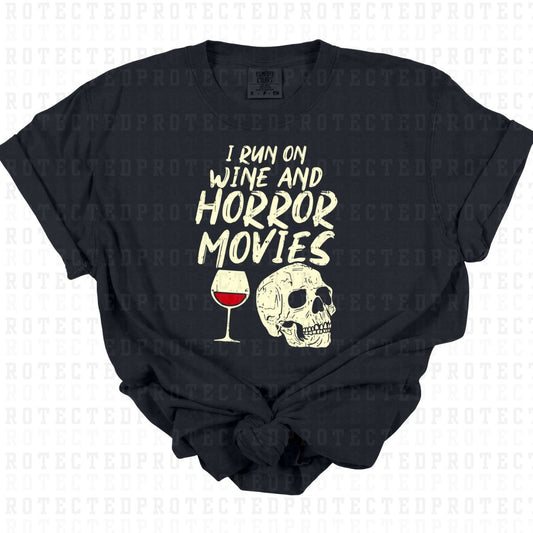 WINE & HORROR MOVIES - DTF TRANSFER