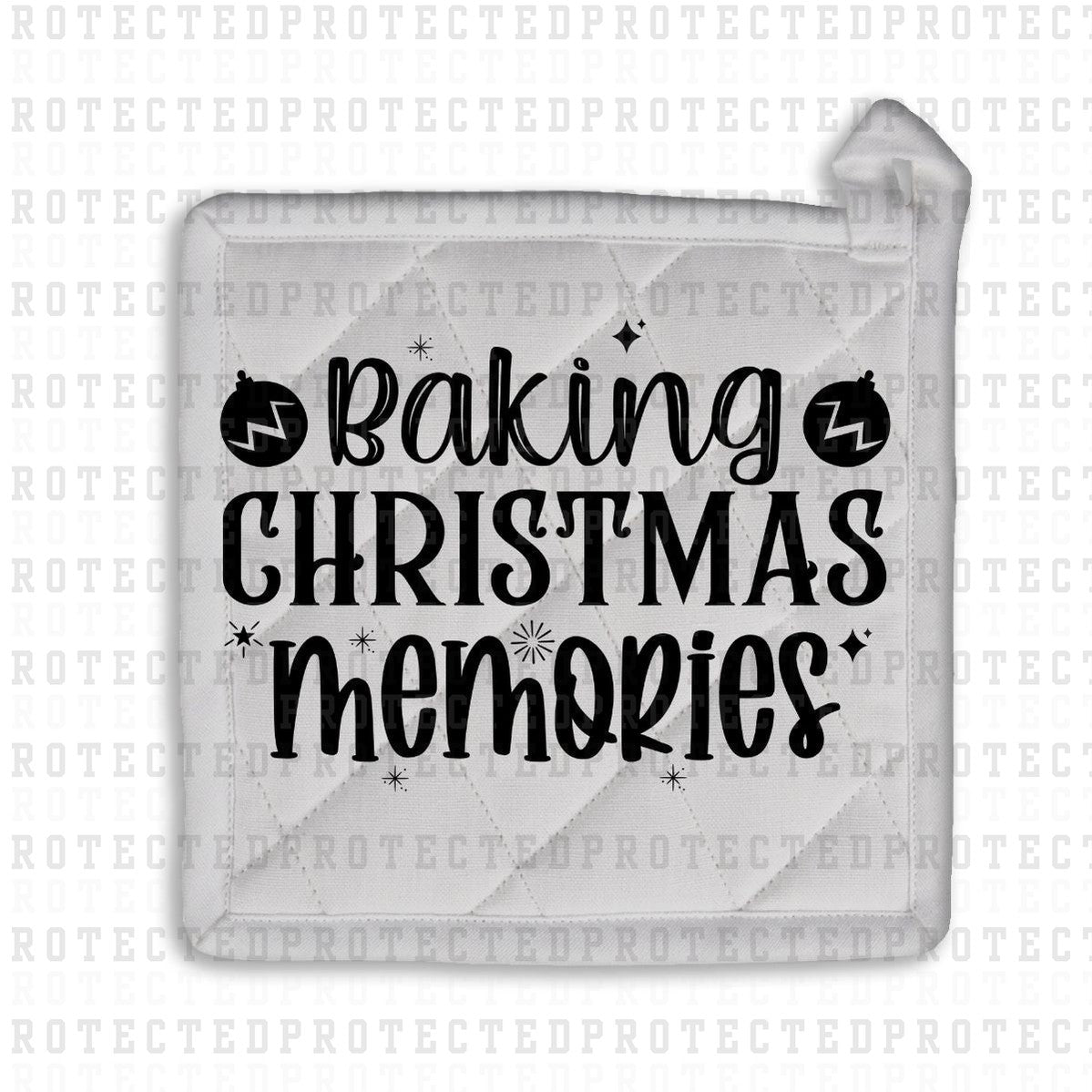 BAKING CHRISTMAS MEMORIES *SINGLE COLOR* - DTF TRANSFER