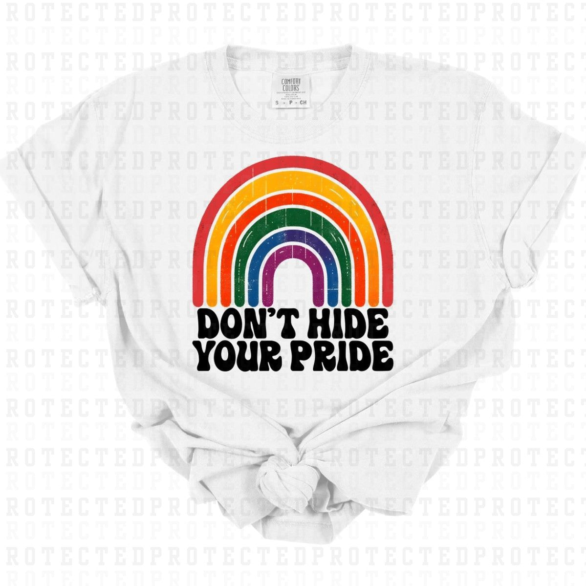 DONT HIDE YOUR PRIDE - DTF TRANSFER