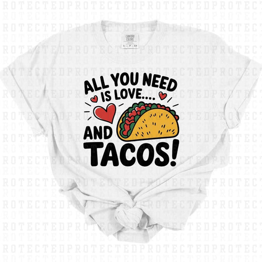 LOVE AND TACOS - DTF TRANSFER