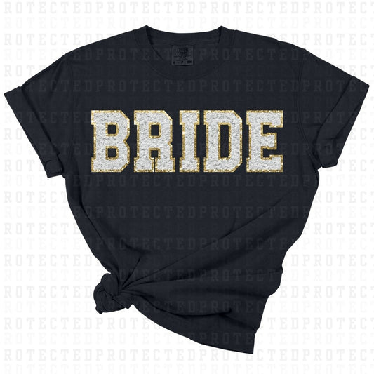 BRIDE *FAUX SEQUIN* - DTF TRANSFER