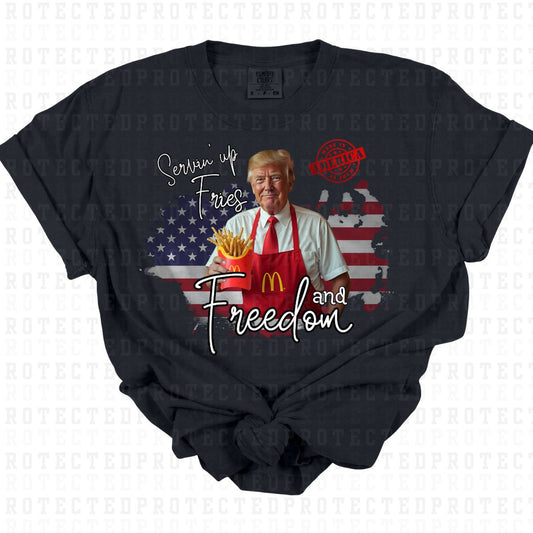 FRIES & FREEDOM *TRUMP* - DTF TRANSFER