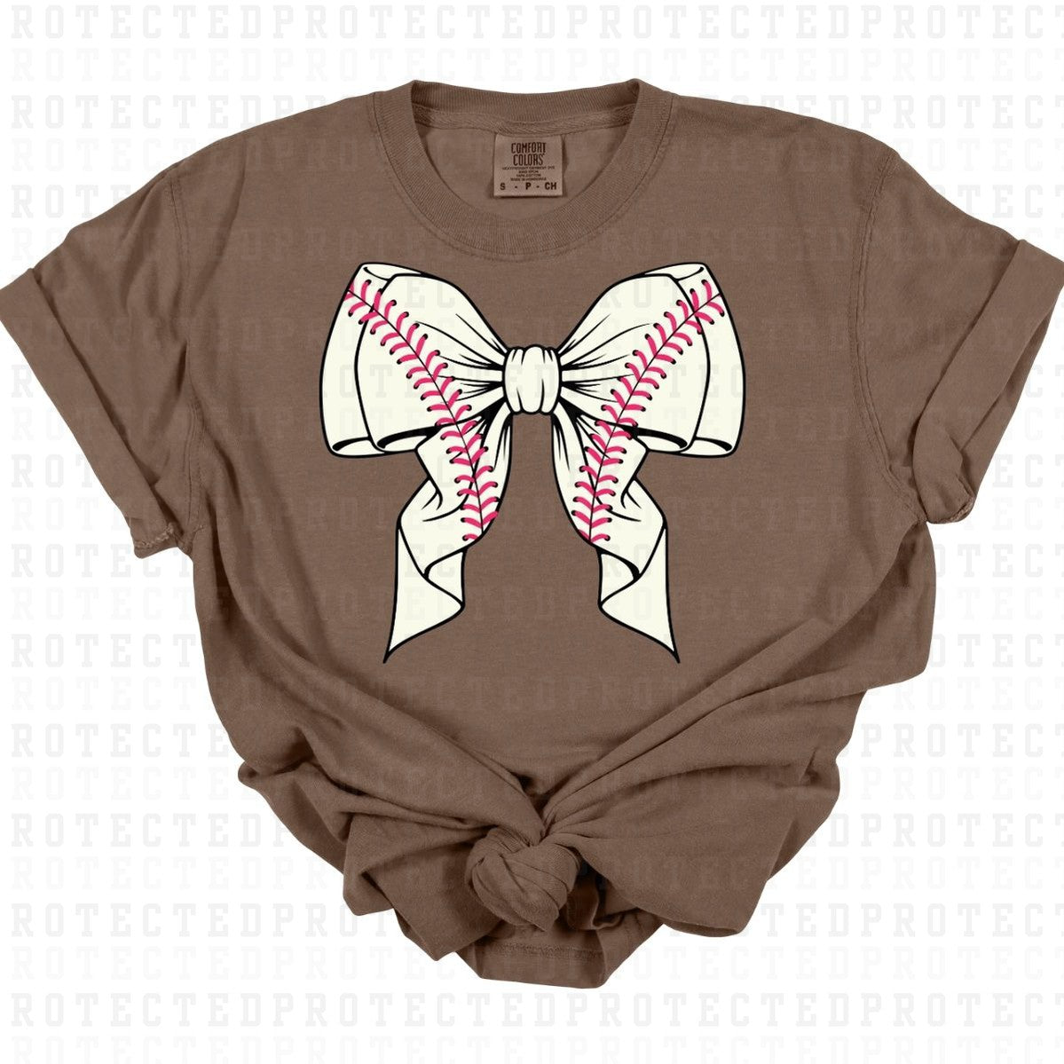 COQUETTE BASEBALL BOW - DTF TRANSFER