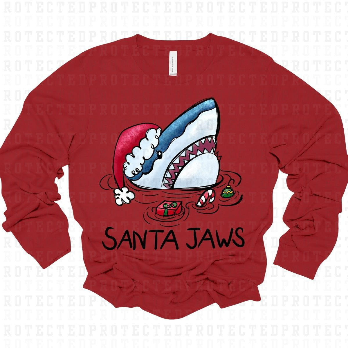 SANTA JAWS - DTF TRANSFER