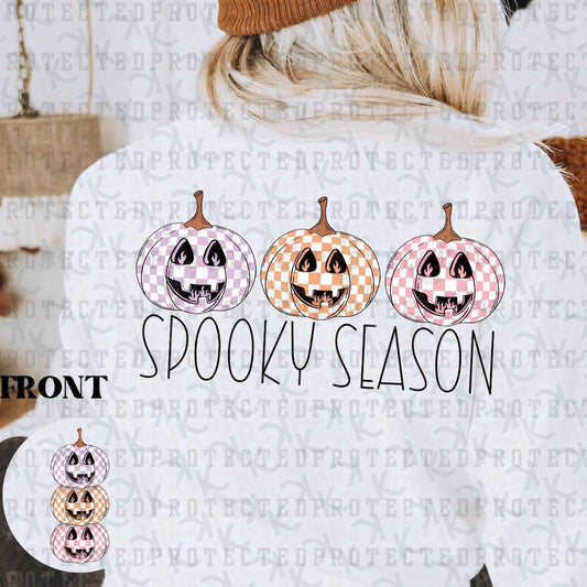 SPOOKY SEASON (POCKET/BACK) - DTF TRANSFER