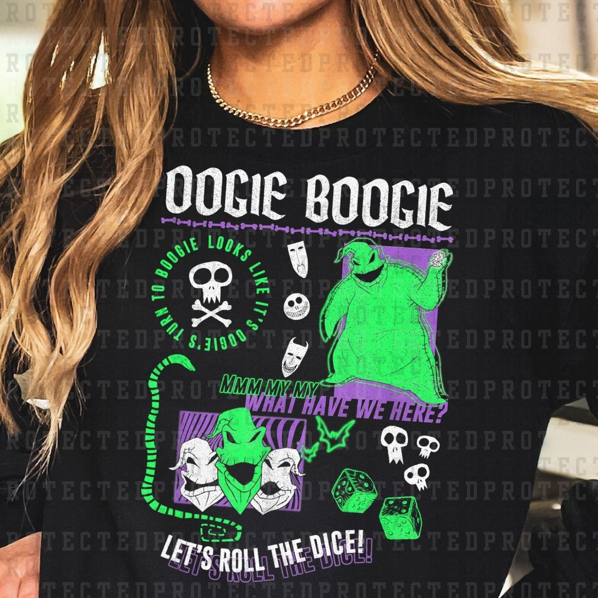 OOGIE BOOGIES - THE NIGHTMARE BEFORE CHRISTMAS - DTF TRANSFER