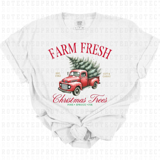 FARM FRESH CHRISTMAS TREES - DTF TRANSFER