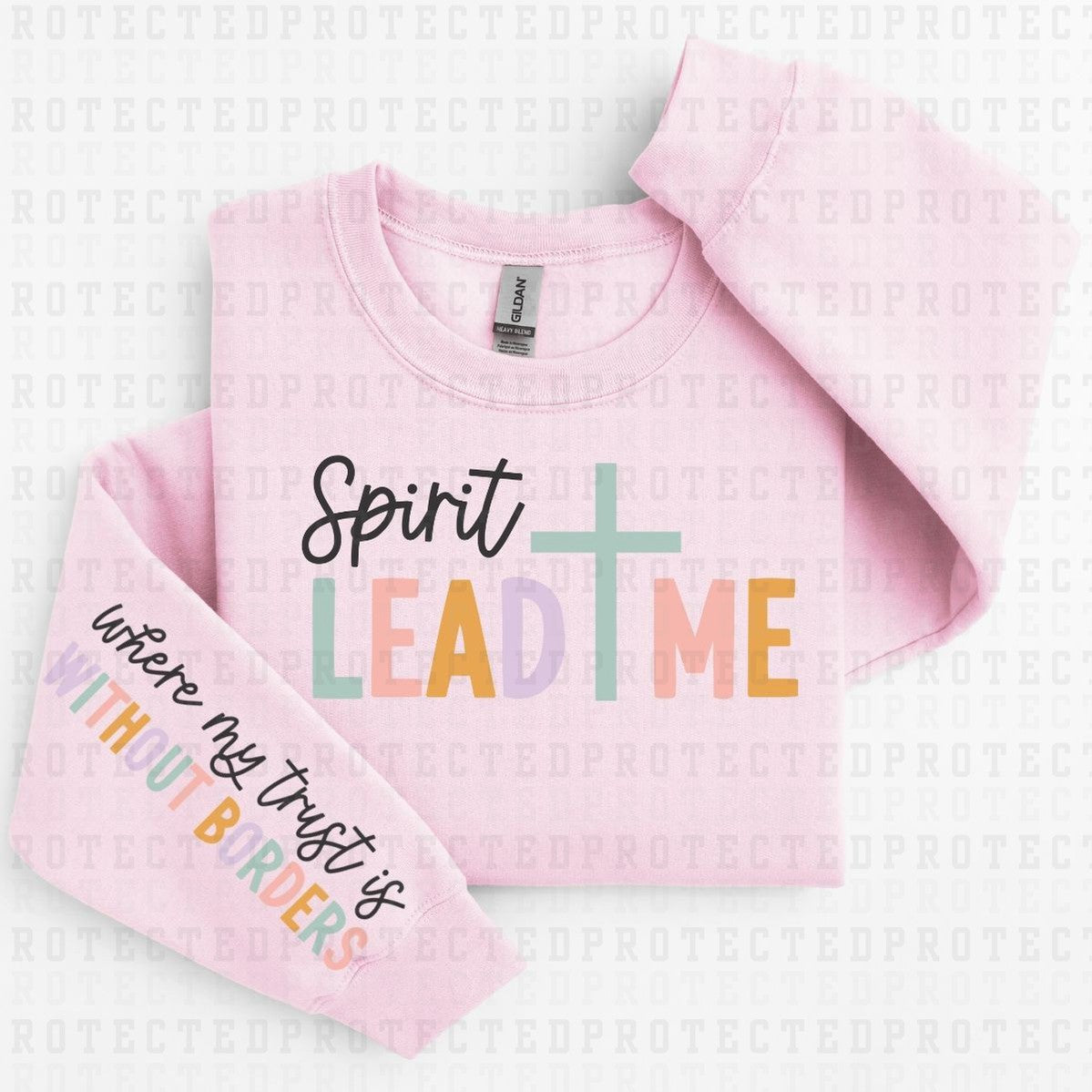 SPIRIT LEAD ME *SLEEVE DESIGN COMES IN 6"* (FULL FRONT/1 SLEEVE) - DTF TRANSFER