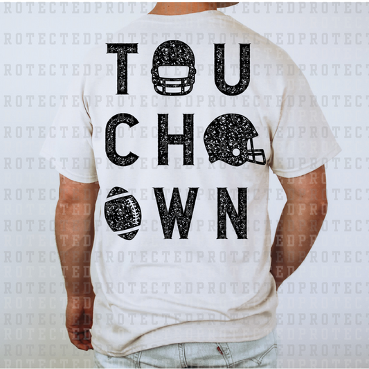 TOUCHDOWN *SINGLE COLOR* - DTF TRANSFER