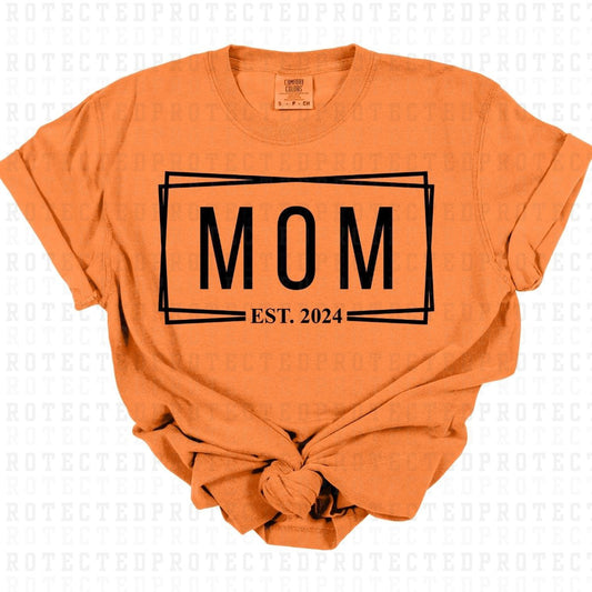 MOM EST 2024 *SINGLE COLOR* - DTF TRANSFER