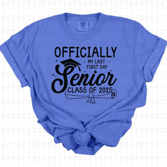 SENIOR 2025 *SINGLE COLOR* - DTF TRANSFER