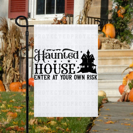 HAUNTED HOUSE *SINGLE COLOR* - DTF TRANSFER