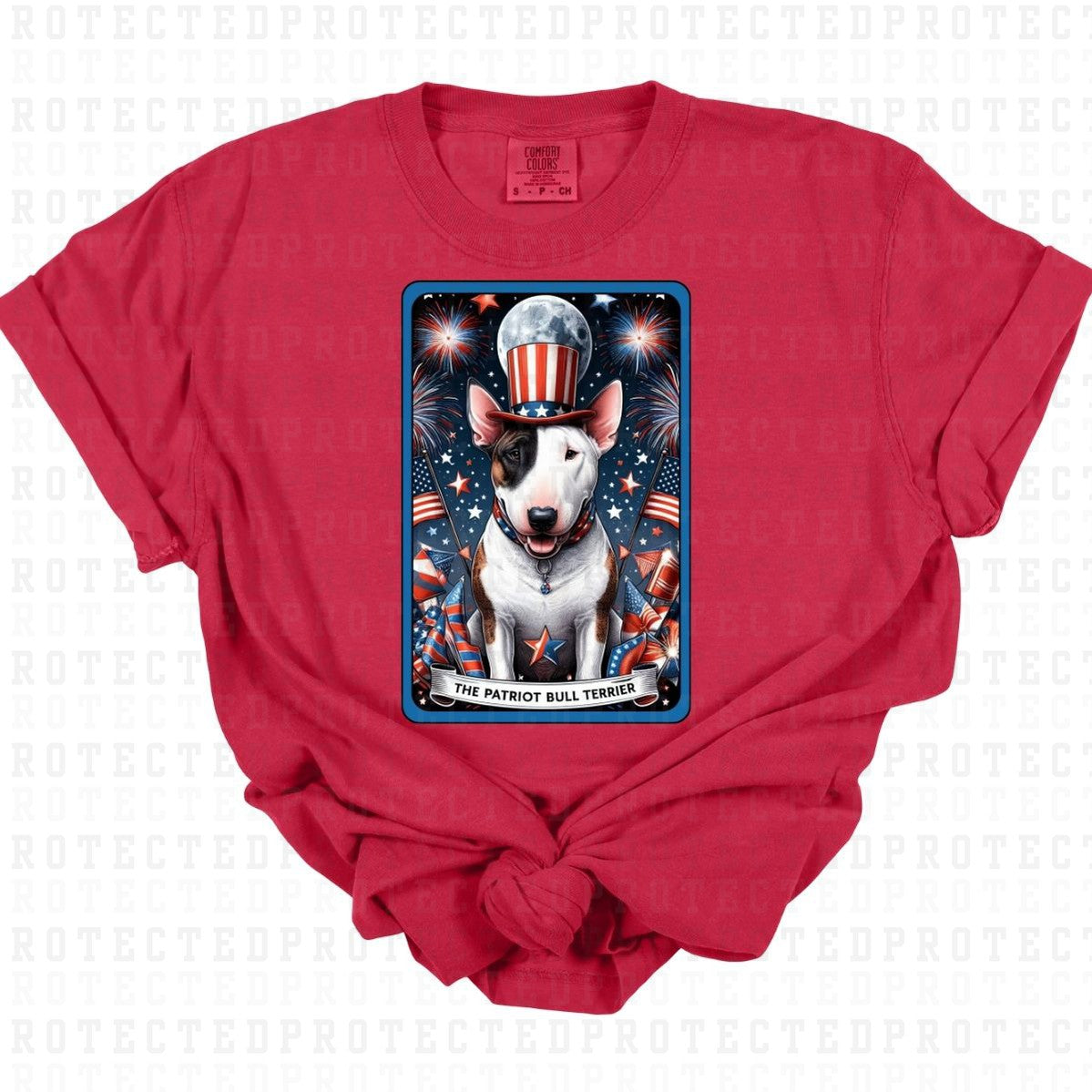 PATRIOT BULL TERRIER - DTF TRANSFER