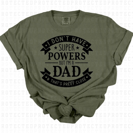 SUPER POWERS *SINGLE COLOR* - DTF TRANSFER