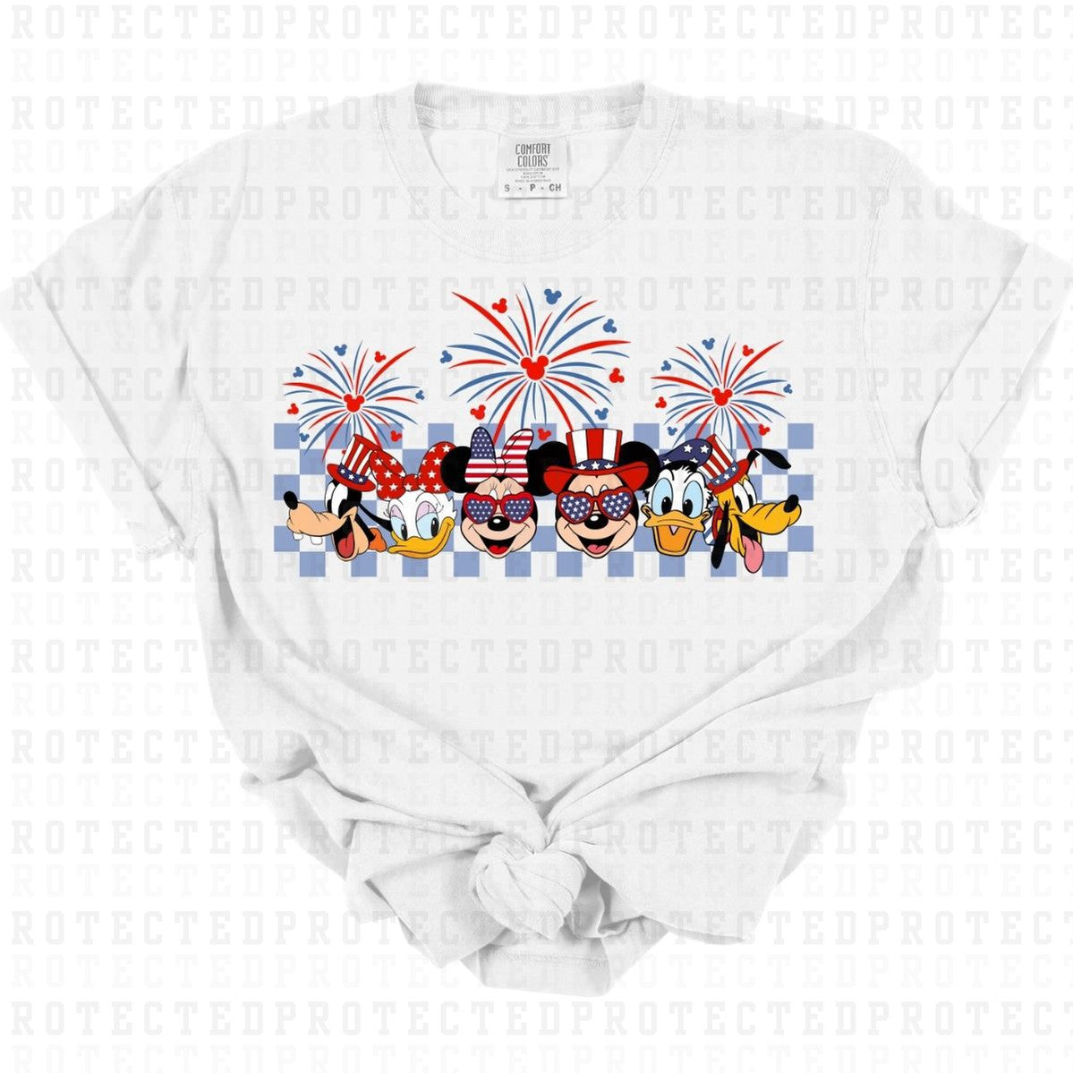 4TH OF JULY MAGICAL MOUSE & FRIENDS - DTF TRANSFER