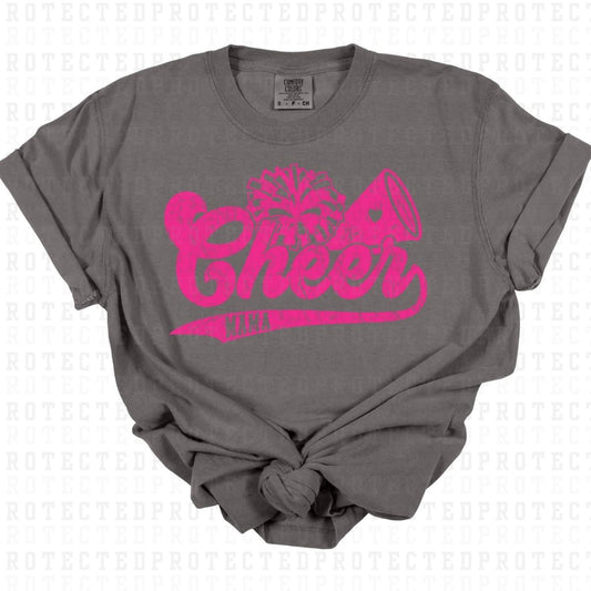 CHEER MAMA *GRUNGE/SINGLE COLOR* - DTF TRANSFER