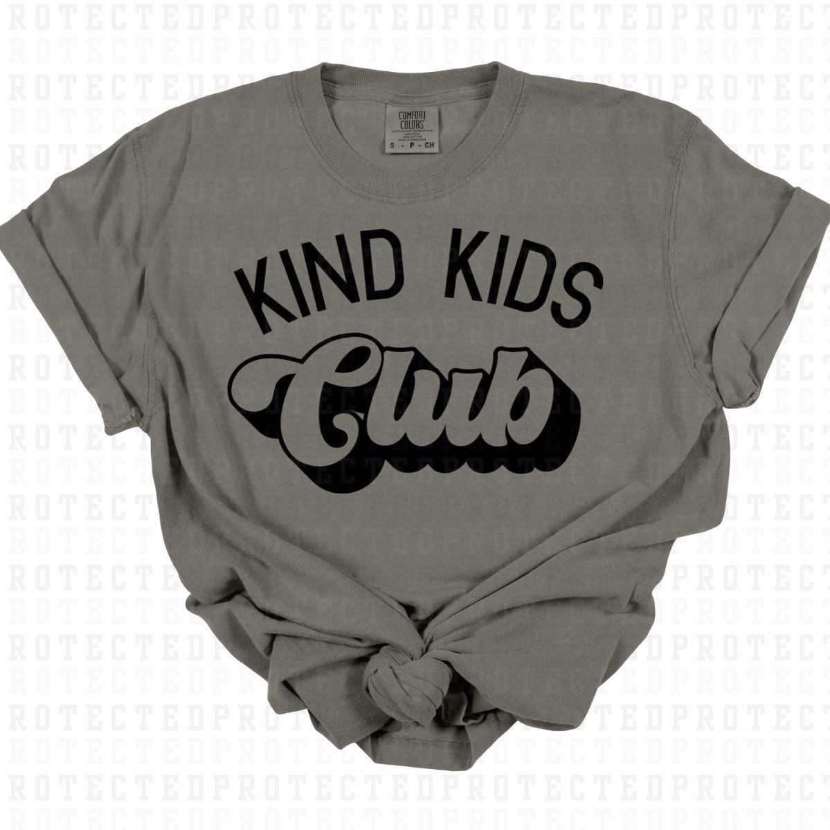 KIND KIDS CLUB *SINGLE COLOR* - DTF TRANSFER