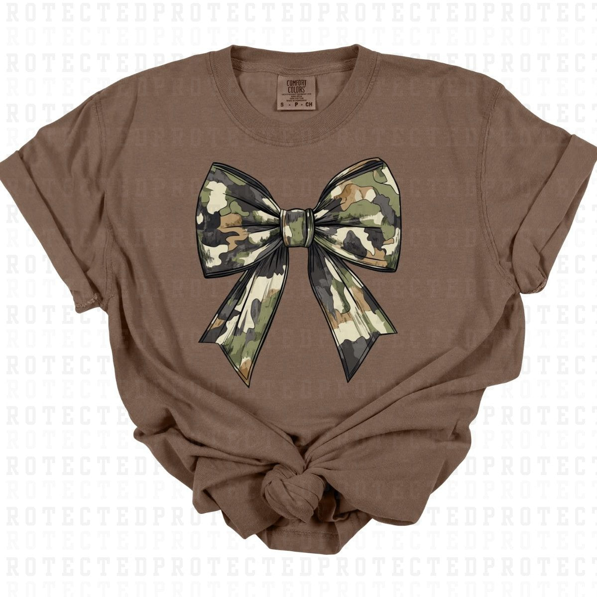 COQUETTE CAMO BOW - DTF TRANSFER