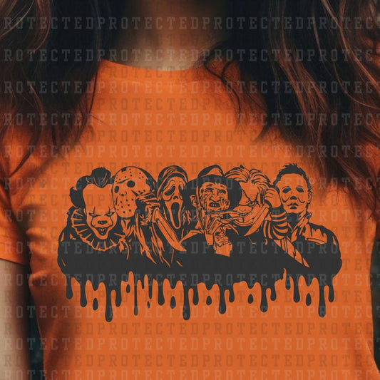 HORROR MOVIE GROUP *SINGLE COLOR* - DTF TRANSFER