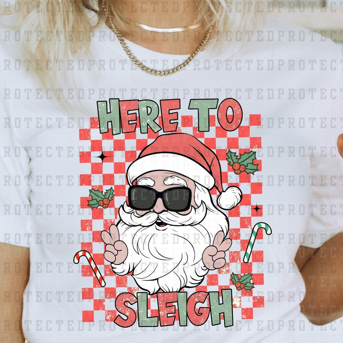 HERE TO SLEIGH - DTF TRANSFER