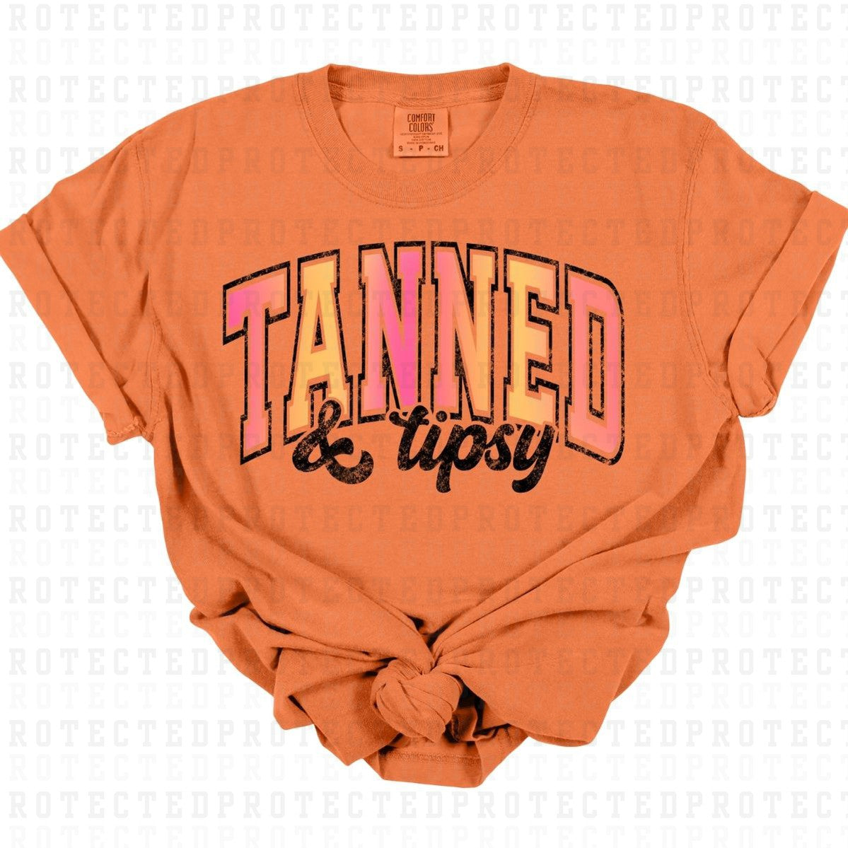 TANNED & TIPSY - DTF TRANSFER