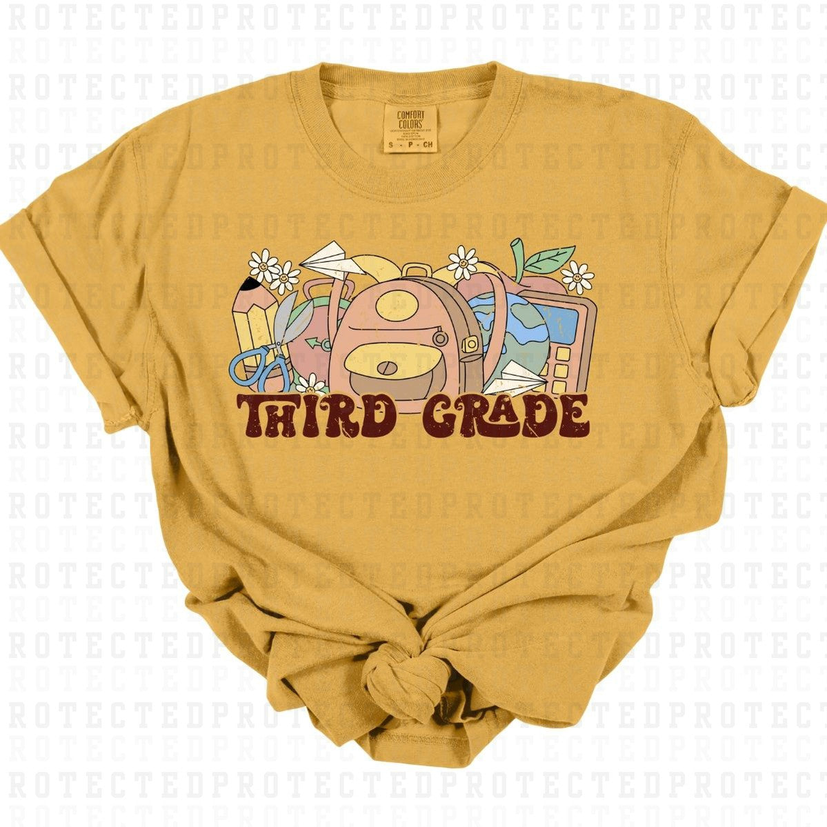 THIRD GRADE *W/GRUNGE* - DTF TRANSFER