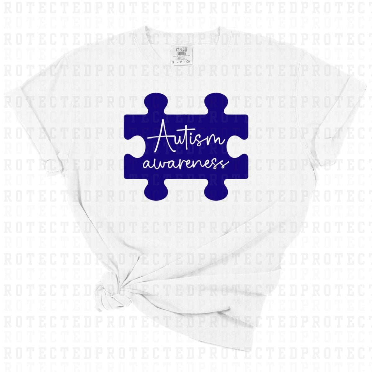 AUTISM AWARENESS *SINGLE COLOR* - DTF TRANSFER