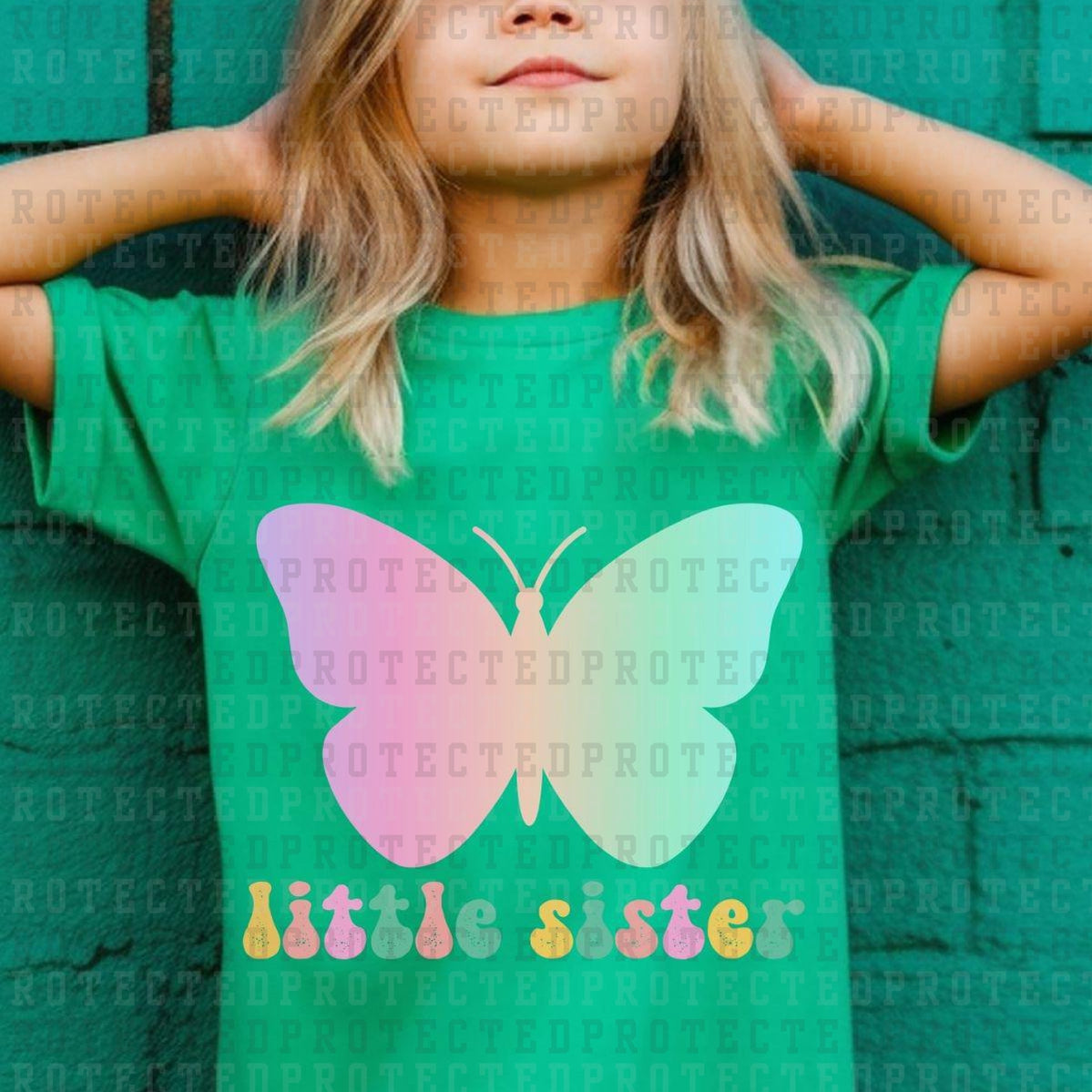 LITTLE SISTER BUTTERFLY - DTF TRANSFER