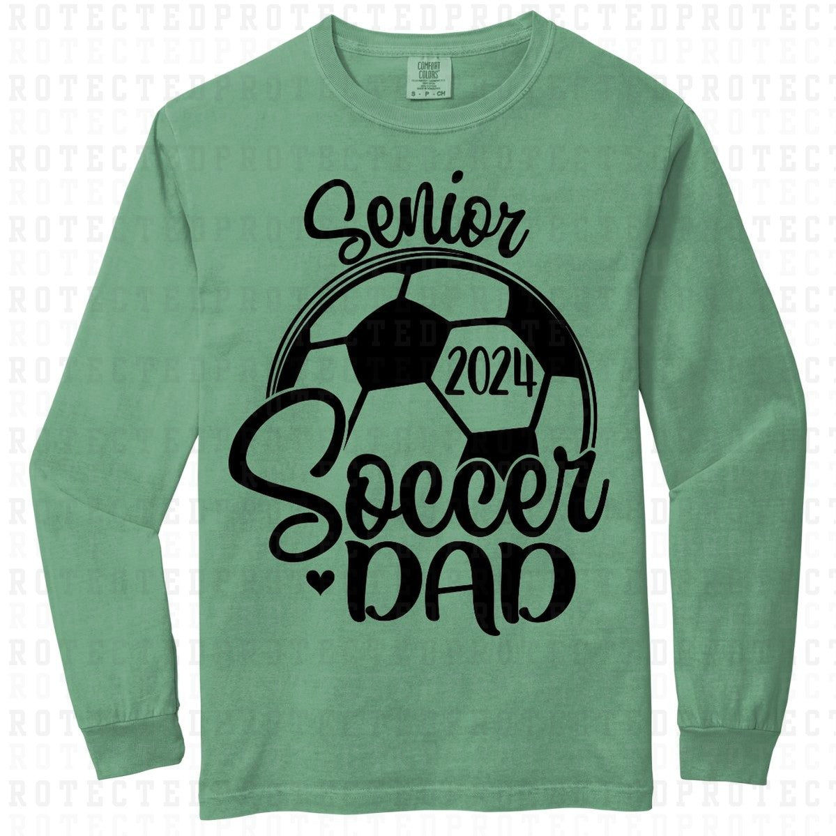 DAD SENIOR 2024 SOCCER *SINGLE COLOR* - DTF TRANSFER