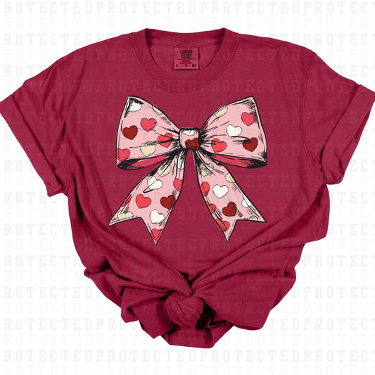 COQUETTE HEART BOW - DTF TRANSFER