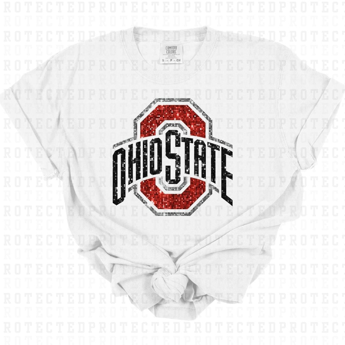 OHIO STATE *FAUX SEQUIN* - DTF TRANSFER