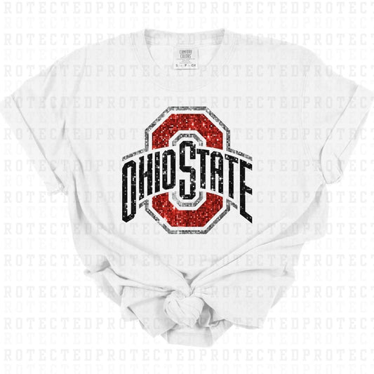 OHIO STATE *FAUX SEQUIN* - DTF TRANSFER