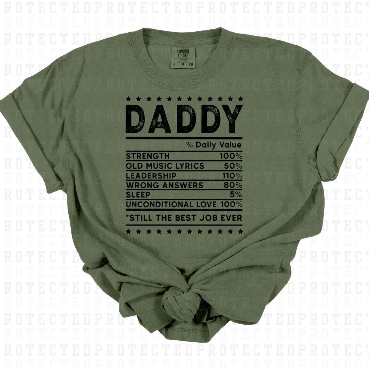 DADDY *SINGLE COLOR* - DTF TRANSFER