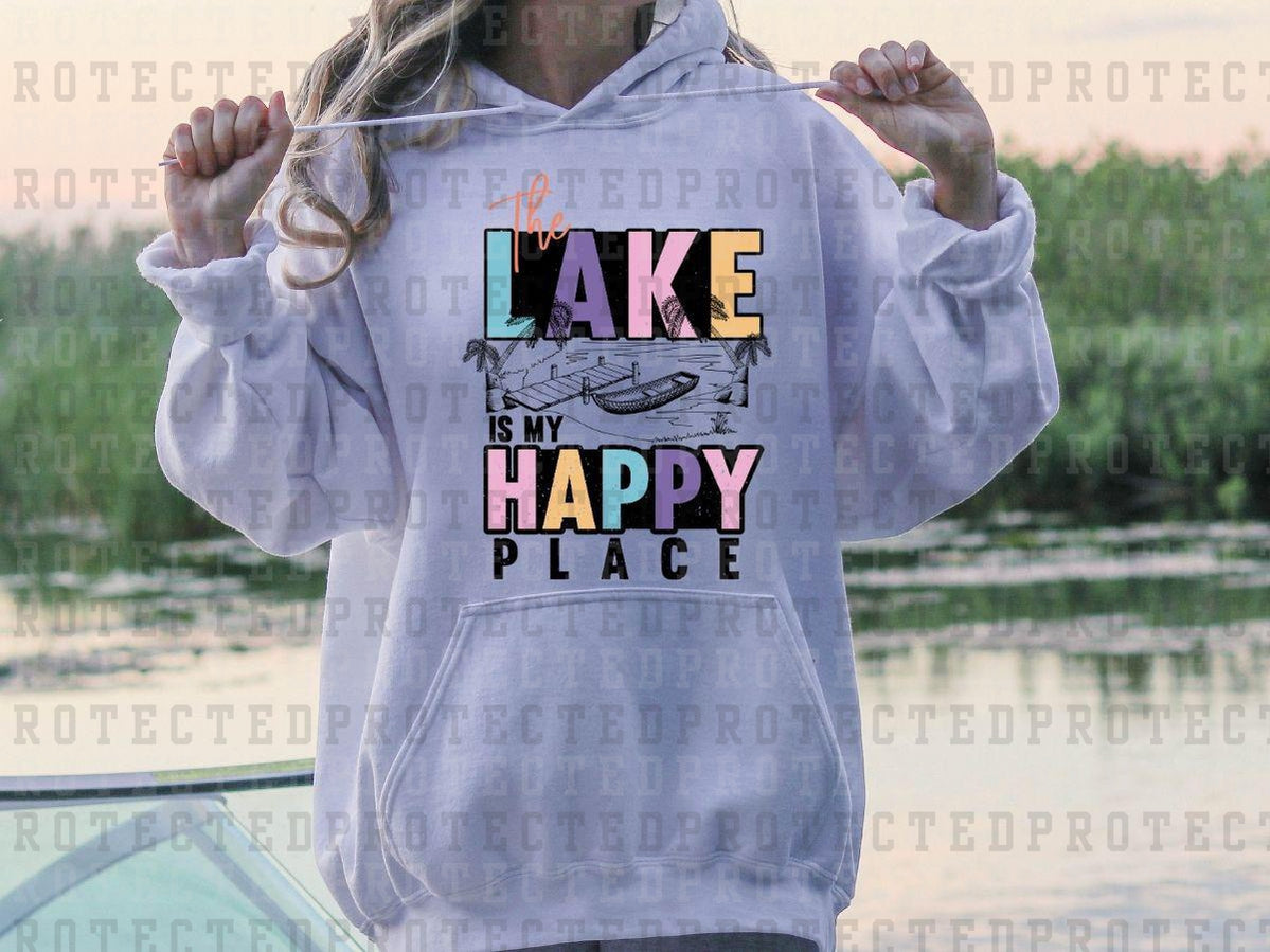 THE LAKE IS MY HAPPY PLACE - DTF TRANSFER