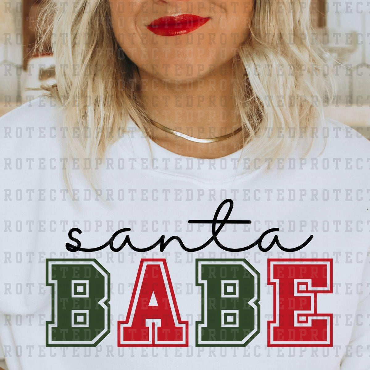 SANTA BABE - DTF TRANSFER