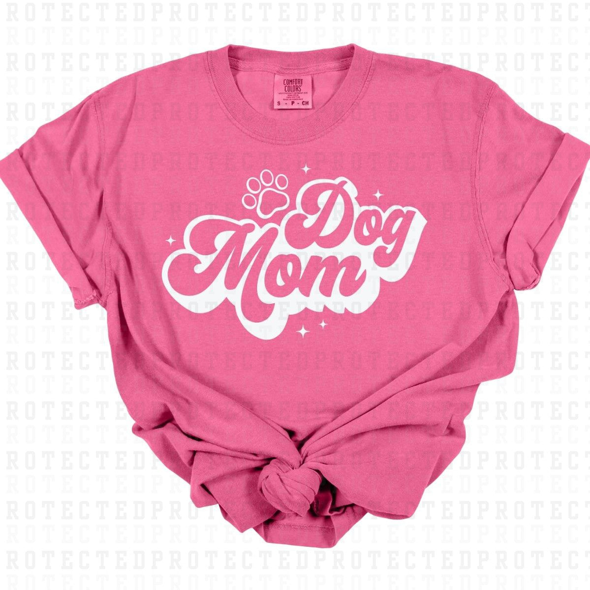 DOG MOM *SINGLE COLOR* - DTF TRANSFER