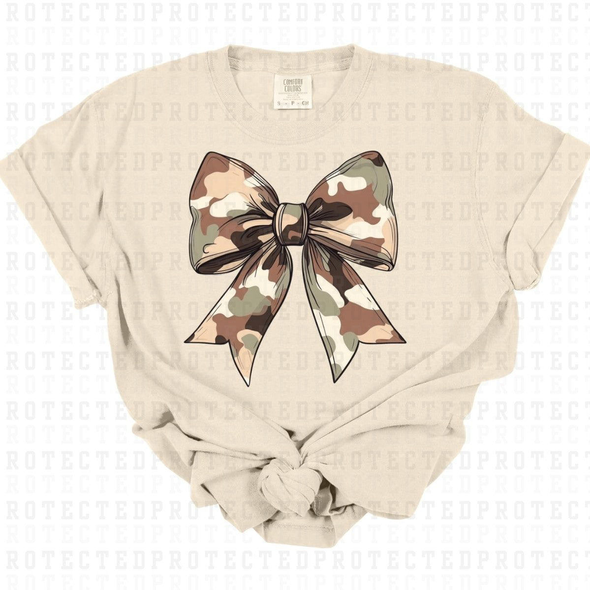 COQUETTE CAMO BOW - DTF TRANSFER