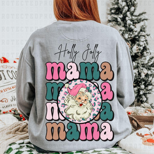 HOLLY JOLLY MAMA - DTF TRANSFER