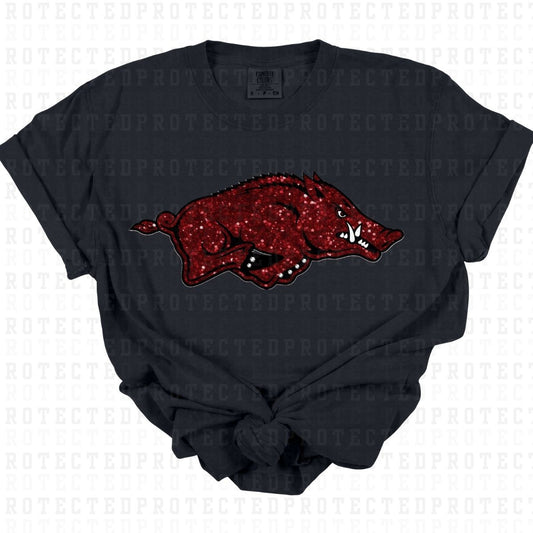 RAZORBACKS *FAUX SEQUIN* - DTF TRANSFER