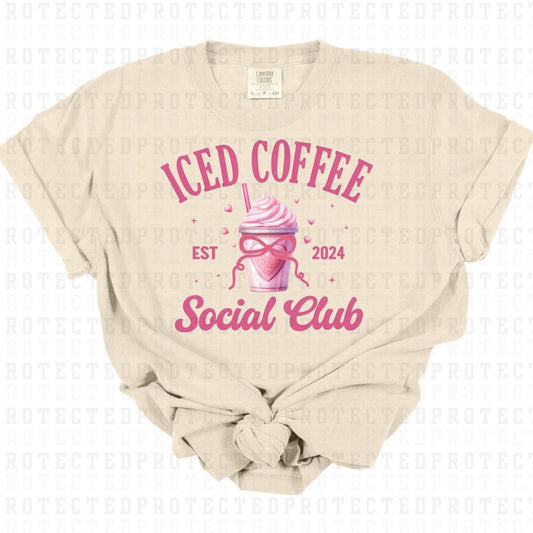COQUETTE ICED COFFEE SOCIAL CLUB - DTF TRANSFER