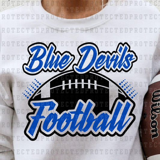 BLUE DEVILS FOOTBALL - DTF TRANSFER