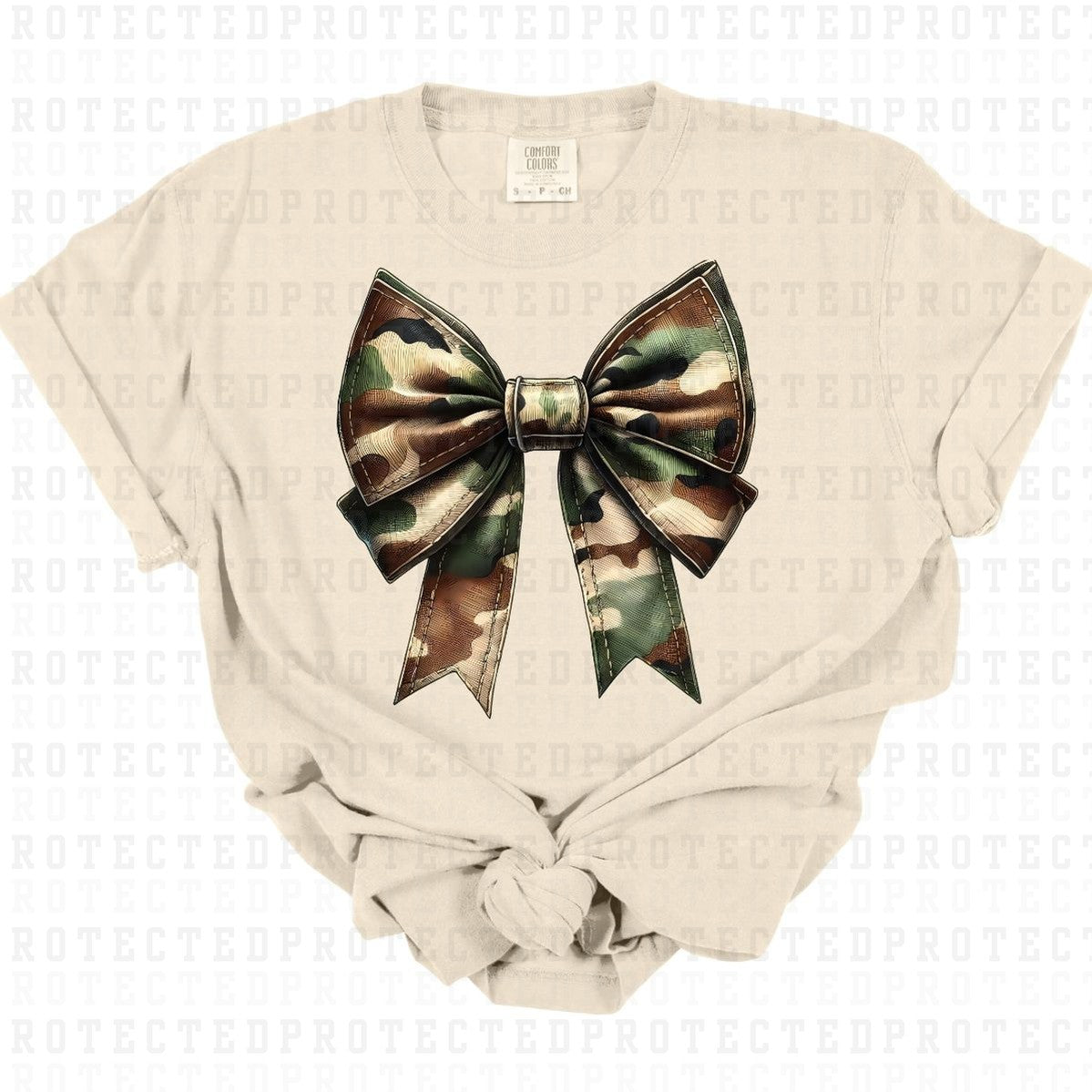 COQUETTE CAMO BOW - DTF TRANSFER