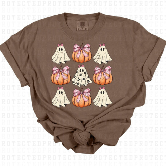 COQUETTE GHOSTS & PUMPKINS *GRUNGE* - DTF TRANSFER