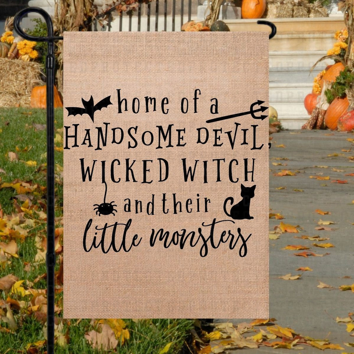 WICKED WITCH & LITTLE MONSTERS *SINGLE COLOR* - DTF TRANSFER