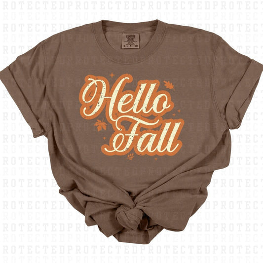 HELLO FALL *GRUNGE* - DTF TRANSFER