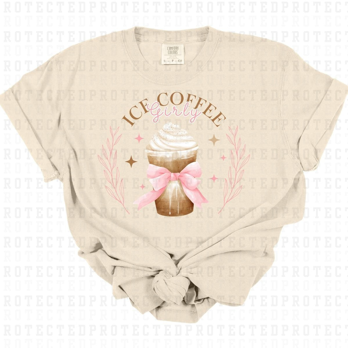 COQUETTE ICE COFFEE GIRLY - DTF TRANSFER