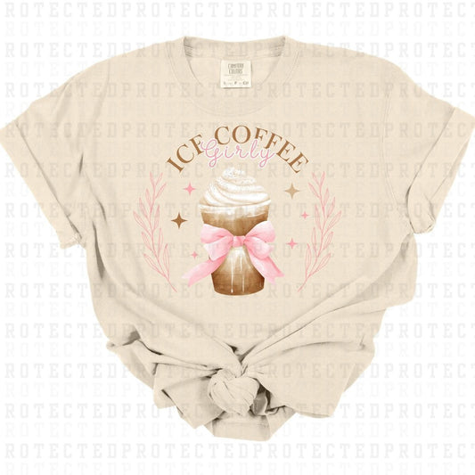 COQUETTE ICE COFFEE GIRLY - DTF TRANSFER