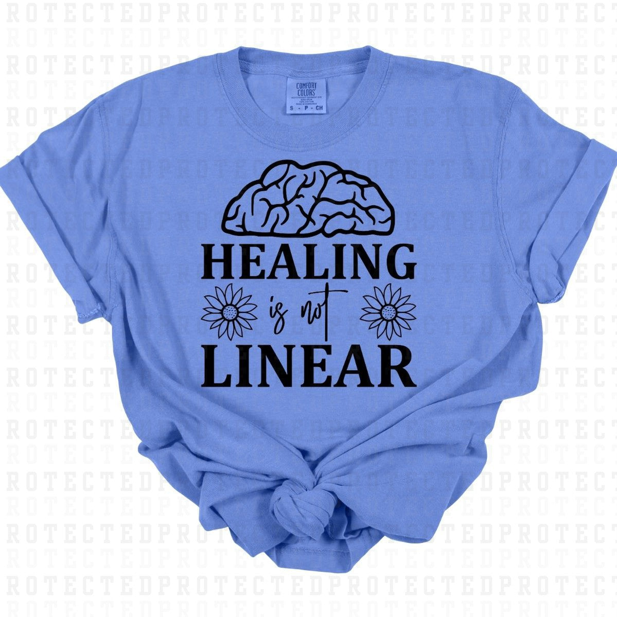 HEALING IS NOT LINEAR *SINGLE COLOR* - DTF TRANSFER